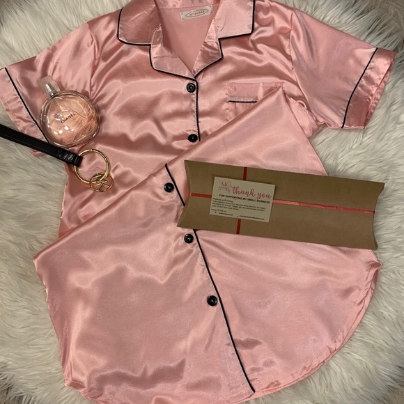 Korean Style Silk Dress Sleepwear - Picture 2 of 4